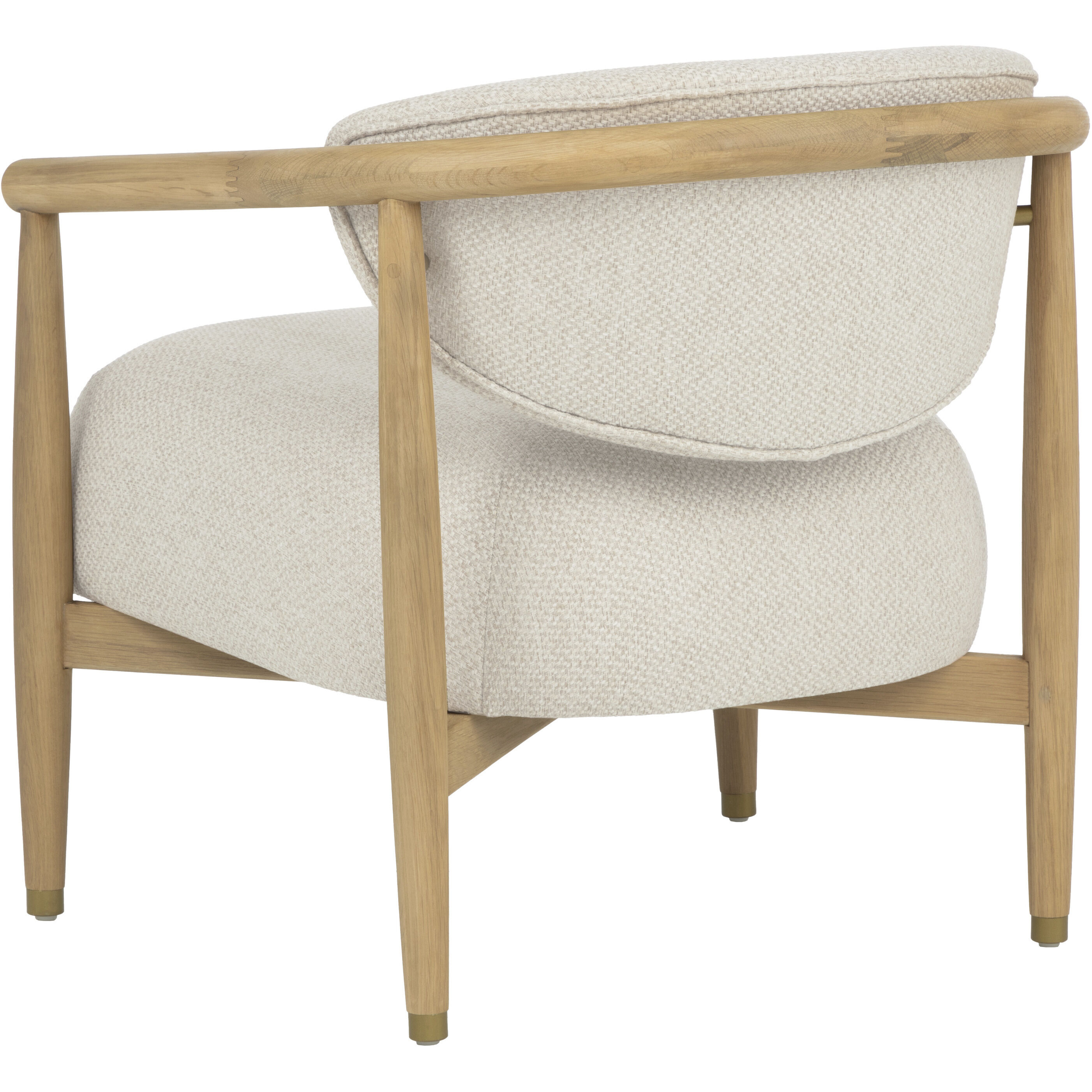 Sigrid Light Oak / Monument Oatmeal Lounge Chair